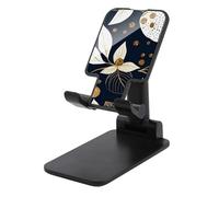 Support de téléphone portable pour bureau - Pliable - Réglable - Feuilles et baies - Support de téléphone portable antidérapant - Compatible avec tous les téléphones portables
