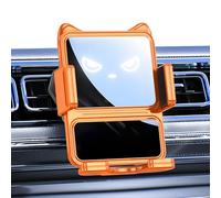 Support de téléphone portable pour la ventilation dans la voiture - Support de charge rapide de 15 W - Pince de téléphone portable réglable pour véhicules - Pour camion, SUV, berline, pick-up, scooter