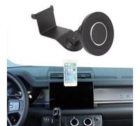 Support de téléphone portable pour Land Rover Defender 2020-2023 - 1 pièce en acier au carbone - Nouvelle version magnétique - Tête sphérique de type B - Côté tableau de bord (droit/gauche) - Système