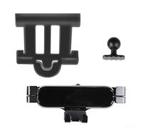 Support de téléphone portable pour Mazda CX-90 à partir de 2024, grille d'aération, noir, en plastique ABS, montage rapide pour tableau de bord, support de téléphone portable stable pour voiture pour