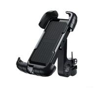 Support de téléphone portable pour moto pour voiture électrique avec amortissement des vibrations, orientation à 360 degrés et maintien ferme