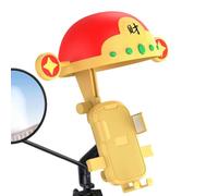Support de téléphone portable pour moto, support de téléphone de moto,Support de téléphone portable étanche pour moto | Clip de montage de téléphone réglable avec housse de pluie pour chapeau
