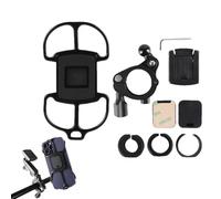 Support de téléphone portable pour vélo - pince universelle réglable antichoc | support de guidon de téléphone | pour balades à vélo, appels vidéo, navigation en direct, affichage GPS