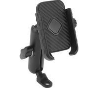 Support De Téléphone Portable Pour Vélo, Support De Téléphone Portable Pour Moto Scooter Vélo À Pédales Rétroviseur, Support Pour Téléphone De 3.5 À 7.1 Pouces, Noir