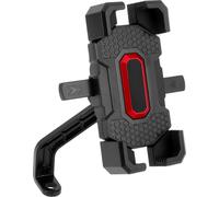 Support De Téléphone Portable Pour Vélo, Support De Téléphone Portable Pour Rétroviseur De Scooter Et Moto, Support De Smartphone Pour Smartphone De 3.5 À 7.1 Pouces, Rouge
