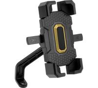 Support De Téléphone Portable Pour Vélo, Support De Téléphone Portable Pour Rétroviseur De Scooter Moto, Support De Smartphone Pour Smartphone De 3.5 À 7.1 Pouces, Ton Or