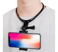 Support de téléphone portable pour vlogging - Sangle magnétique réglable pour selfie - Support mains libres pour iPhone et Samsung - Design flexible - 14 x 9 cm