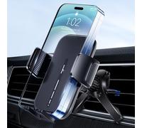 Support de téléphone portable pour voiture, clip de ventilation mains libres avec pince large profonde, support universel pour téléphone portable Big Heavy iPhone 16 15, étui épais, porte-carte