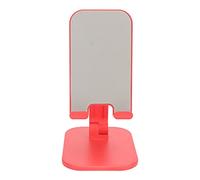 Support de Téléphone Portable Réglable Rouge, Compatible avec Tous les Téléphones Intelligents Mobiles, Base Antidérapante Mains Libres, Support de Téléphone Multifonction Réglable pour Téléphone de 4