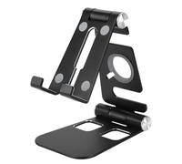 Support de téléphone portable réglable, support de bureau pliable, station d'accueil universelle en aluminium robuste, compatible avec tous les