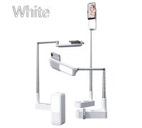 Support de téléphone portable rétractable sans fil,lumière de remplissage à intensité variable pour selfie,lampe pour vidéo en direct,lampe de remplissage,support de téléphone porta - Type V6 white #A