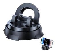 Support de téléphone portable rotatif à 360 degrés avec base antidérapante pour tableau de bord, console centrale, forte adsorption, aucune installation nécessaire, convient à tous les modèles