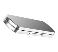 Support de téléphone portable rotatif à 360, poignée de téléphone, support de téléphone portable compact et mobile, argent