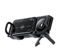 Support de téléphone portable sans fil rechargeable pour voiture avec fentes d'aération | Support de téléphone portable avec sortie d'air | Support de téléphone de voiture avec protection multiple et