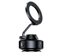 Support de téléphone portable Snap Mount - Support universel à 360° pour tableau de bord - Fonction ventouse et aimant - Pliable et réglable - Maintien solide sans colle - Pour voiture, bureau et