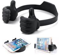 Support De Téléphone Portable Thumbs Up Lazy Cadeaux Pour Noël,Support De Téléphone Portable Universel Pour Bureau,Support De Smartphone Pour Iphone,Ipad,Samsung Et Plus (Noir)