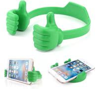 Support De Téléphone Portable Thumbs-Up,Support De Téléphone En Plastique Réglable,Support De Bureau Portable Multicolore Pour Iphone Xiaomi Samsung.Green.