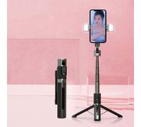 Support de téléphone portable, trépied, télécommande Bluetooth, diffusion en direct, bâton de selfie, spécifications : P96D2 double lumière-P96