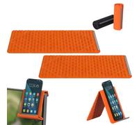 Support de téléphone portable universel en silicone multi-angle/noyau en | Support de téléphone portable compatible avec iPhone/Android, portable, petit et léger, facile à ranger