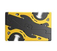 Support de téléphone portable universel pliable et rotatif, trépied stable de poche, jaune