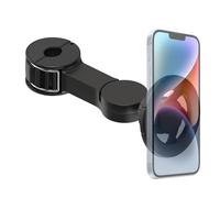 Support de téléphone pour appuie-tête - Support de téléphone magnétique réglable pour siège arrière | Boîte de rangement pour lunettes, téléphones et sacs - Installation rapide - Support de voiture |