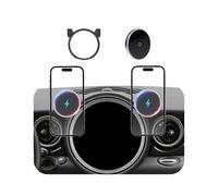 Support de téléphone pour BMW Mini Cooper (2007-2012 2013), support magnétique pour iPhone, chargeur de voiture Magsafe, support de voiture Magsafe, 2 chargeurs de voiture sans fil 15 W, mains libres
