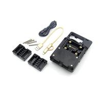 Support de téléphone Pour BMW Pour F900R Pour F900XR Pour F900 R Pour F900 XR 12mm Guidon Téléphone Portable Support Navigation Téléphone USB (Couleur : USB Phone clip)