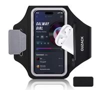 Support de téléphone pour Brassard de Course à Pied avec Poche zippée, Support de Brassard pour téléphone Portable, résistant à la Transpiration, étui de Sport, avec écran Tactile jusqu'à 6,9"