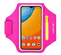 Support de téléphone pour Brassard de Course à Pied avec Poche zippée, Support de Brassard pour téléphone Portable, résistant à la Transpiration, étui de Sport, avec écran Tactile jusqu'à 6,9"