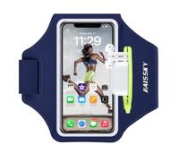 Support de téléphone pour Brassard de Course à Pied avec Poche zippée, Support de Brassard pour téléphone Portable, résistant à la Transpiration, étui de Sport, avec écran Tactile jusqu'à 6,9"