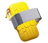 Support de téléphone pour Brassard de Course, Sac de Sport Silencieux à Double Fermeture éclair, Sangle de Bras de Fitness réglable, étui de Transport pour téléphone Portable | Course à Pied Faire du