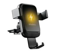 Support de téléphone pour buse de ventilation avec récharge sans fils Lampa Graviton Wireless - noir - TU