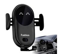 Support de téléphone pour chargeur de voiture sans fil | Support de smartphone réglable pour pare-brise mains libres