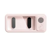 Support de téléphone pour douche - Étui rotatif à 360 degrés avec haut-parleur, amplificateur mural, station d'accueil pour amplification du son, clip réglable | Miroir Voiture Tableau de