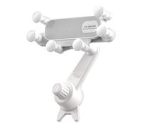 Support de téléphone pour grille d'aération de voiture - Support rotatif à 360°, clip mains - Support pour smartphone - Support à dégagement rapide pour tableau de bord compact pour navigation GPS et