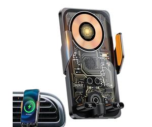 Support de téléphone pour grille d'air de voiture | Support de chargement sans fil,Support de téléphone à clip pour grille d'aération - Pour l'enregistrement vidéo, les appels, le camion, la caravane