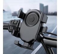 Support de téléphone pour guidon et rétroviseur, support en plastique ABS compatible avec vélo, scooter, cyclomoteur, moto tout-terrain, accessoires (guidon)