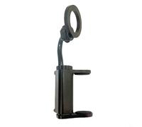 Support de téléphone pour guitare et ukulélé - Réglable - Support ABS pour instruments - Positionnement d'angle sécurisé - Idéal pour enseigner des cours de musique, streaming en direct et lecture de