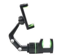 Support de téléphone pour guitare, support de micro pour leçons de guitare, tutoriels noir et vert