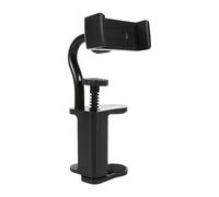 Support de téléphone pour guitare, support de téléphone réglable avec pince sécurisée, positionnement flexible pour partitions de musique numériques, enseignement de vidéos, diffusion en direct et