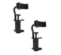 Support de téléphone pour guitare, support de téléphone réglable avec pince sécurisée, positionnement flexible pour partitions de musique numériques, enseignement de vidéos, diffusion en direct et