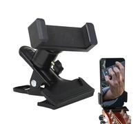 Support de téléphone pour guitare - Support rotatif pour téléphone portable pour étudiants, guitaristes, enseignants, musiciens, créateurs de contenu, débutants, artistes à domicile