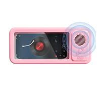 Support de téléphone pour la douche - Support rotatif à 360° avec haut-parleur, boîtier étanche, support sûr avec son amélioré | Miroir de salle de bain, baignoire, mur, voiture, tableau de bord, Mobi