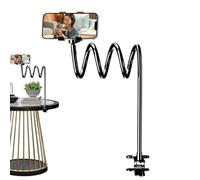 Support De Téléphone Pour Lit En Position Allongée, Accessoires de Bras Long Réglable, Porte-Téléphone À Clip, Pour Bureau Mur Voiture Tête De Lit Fauteuil Inclinable Vélo Dortoir Allongé Assis Person