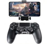 Support de téléphone pour manette PS4, support de jeu mobile réglable compatible avec Dualshock 4/PS4 Slim/PS4 Pro Taille UniqueABS