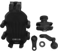 Support de téléphone pour moto avec amortissement des chocs de la serrure de sécurité Rotation de 360 degrés Support de rétroviseur réglable pour scooter ATV