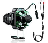 Support De Téléphone Pour Moto Avec Chargeur Sans Fil 15W Et Port Usb C 36W,Charge Rapide,Absorption Des Chocs,Support De Téléphone Boule De 2,5 Cm,Convient Pour Téléphones De 5,4 À 7,2