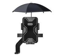 Support de téléphone pour moto avec pare-soleil et parapluie étanche, support de navigation rotatif pour guidon de vélo ou rétroviseur