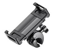 Support de téléphone pour moto avec rotation à 360 degrés d'une seule main pour appareils de 4,7 à 7"