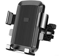 Support de téléphone pour moto avec rotule rotative à 360 degrés, coussinets anti-secousses, verrouillage sécurisé à griffe pour smartphones 4, 7, 1 pouces (A)